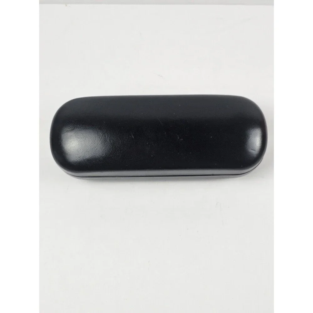 Hard Candy Pink Lining Black Hard Clamshell Eyeglasses Sunglasses Case